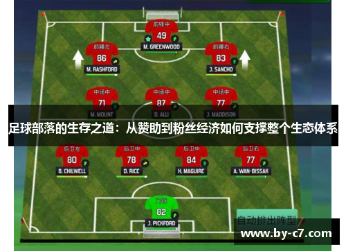 足球部落的生存之道：从赞助到粉丝经济如何支撑整个生态体系