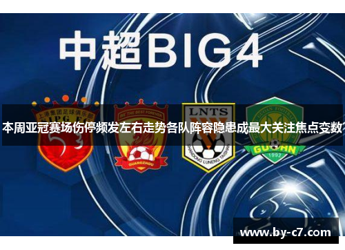 本周亚冠赛场伤停频发左右走势各队阵容隐患成最大关注焦点变数